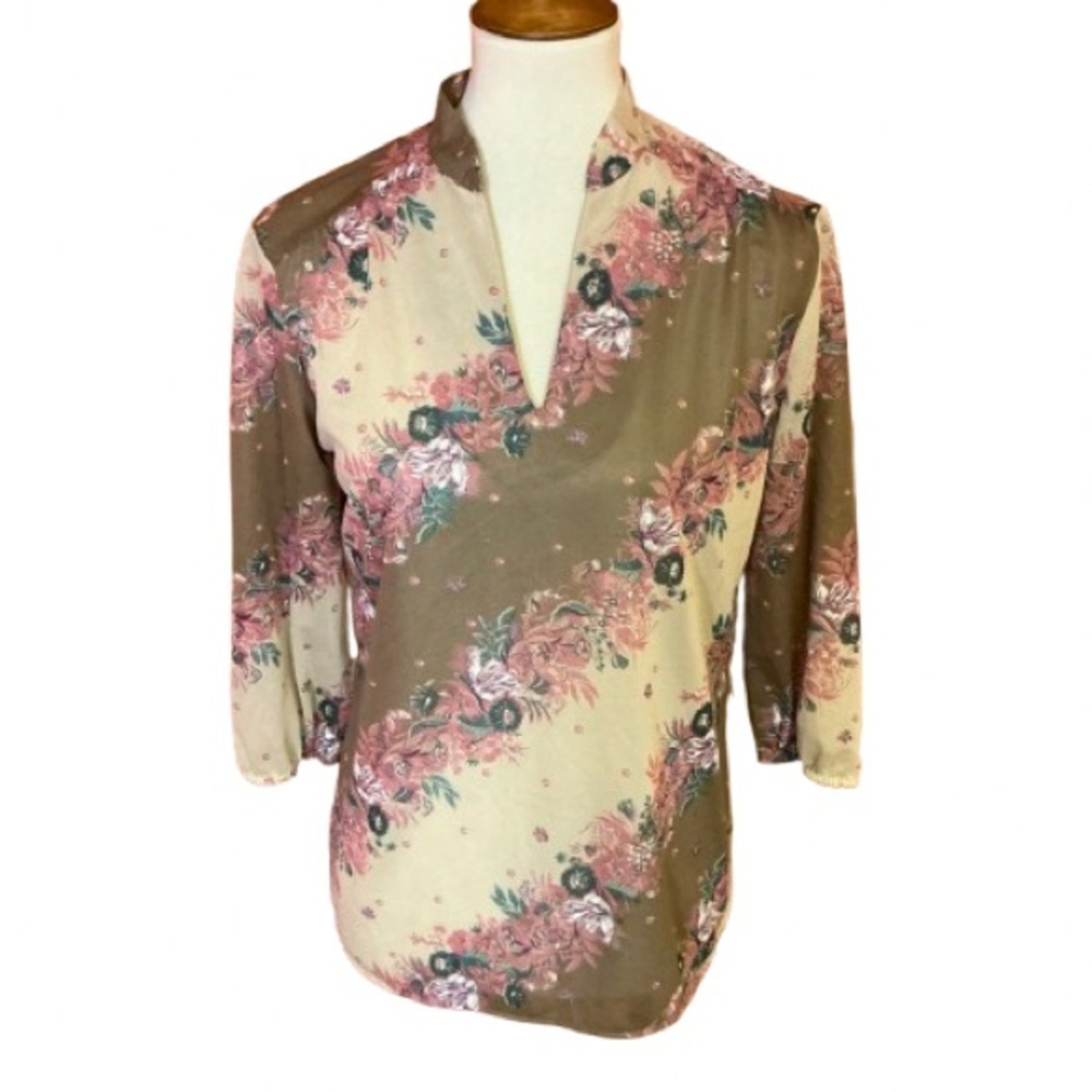 Vintage 70s floral top